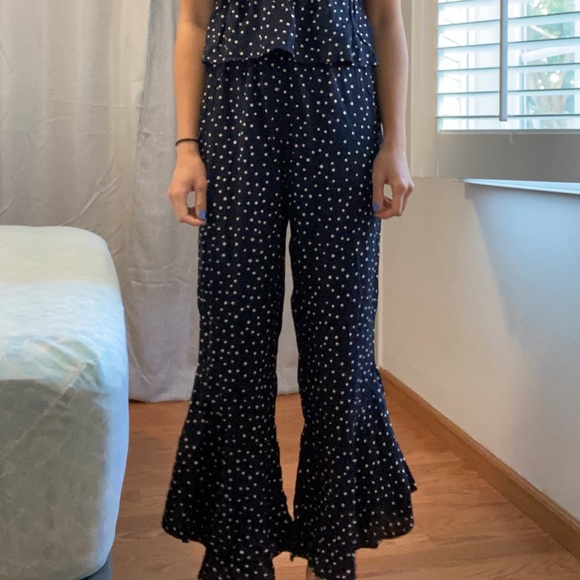 Polka Dot Open Back Ruffle Set - Picture 16 of 16